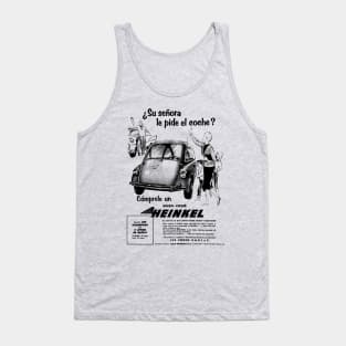 1960s BUBBLE CAR - Spanish language advert Tank Top